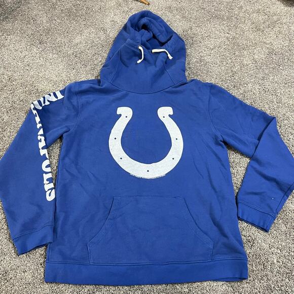 Junk Food Women’s Indianapolis Colts Hooded Sweatshirt size Medium - Picture 1 of 6